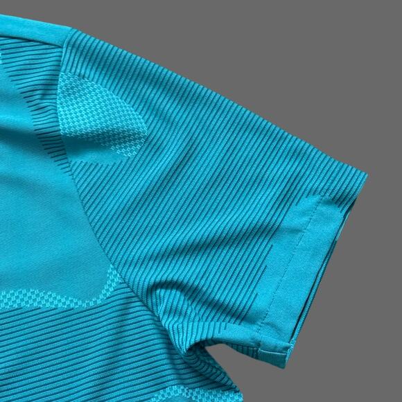 Nike Dri-FIT ADV Tour Camo Golf Polo M-Tall Teal Blue NWT DR5312-381 - Picture 3 of 10